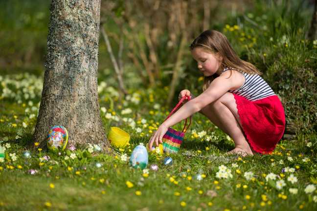 An Easter Egg Hunt in the grounds of the Calamansac Estate