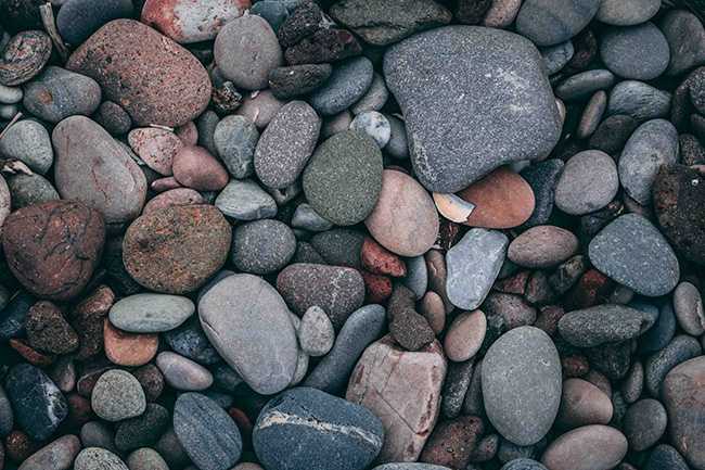 Cornish Holiday Cottages Stones Pebble Texture Image