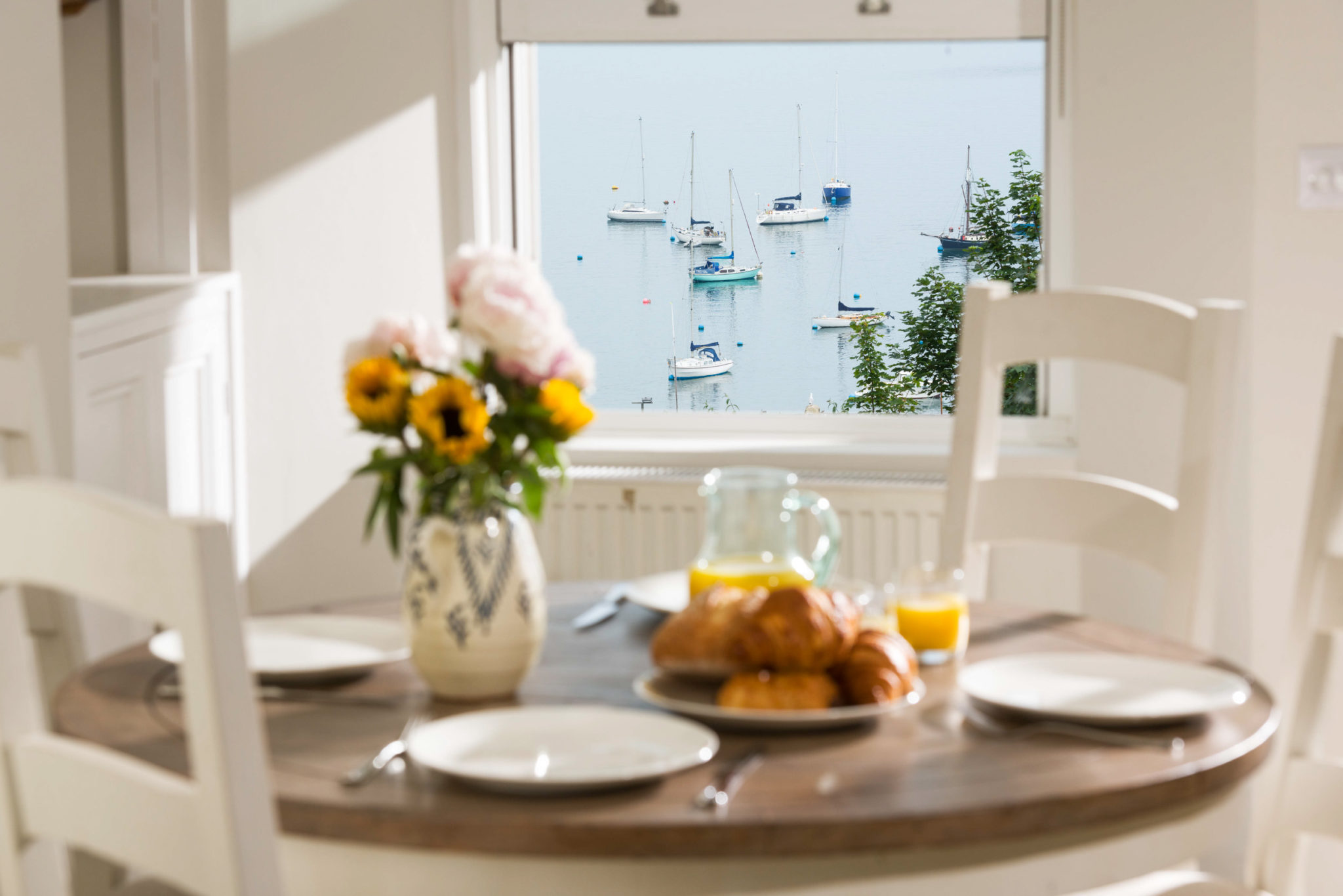 Sea View harbourside holiday home in Falmouth