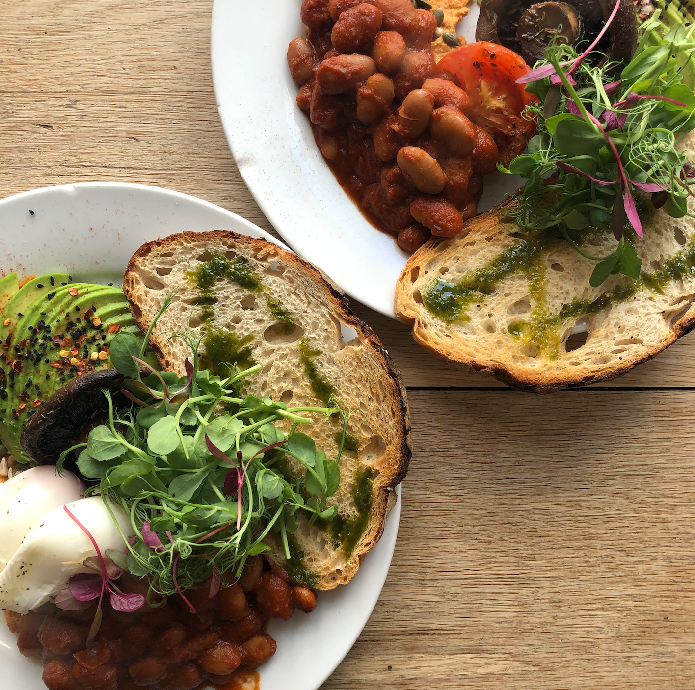 Good Vibes vegan breakfast